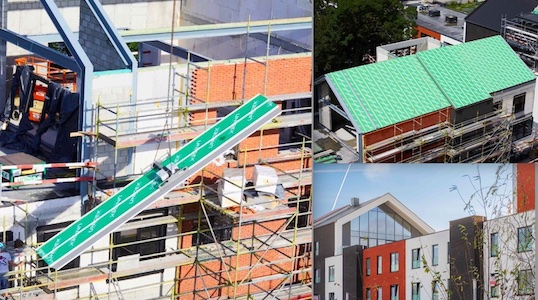 Willemen choisit les éléments de toiture pour la construction de 120 appartements